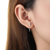 FEVD120_00 Crescent Jacket Earrings