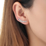 FXVD139_00 "9" Diamond Earring