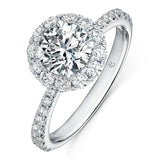 UU2641 Vela Halo Ring with Diamond Band