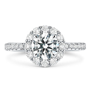 UU2641 Vela Halo Ring with Diamond Band