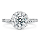UU2641 Vela Halo Ring with Diamond Band