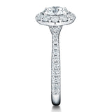 UU2641 Vela Halo Ring with Diamond Band
