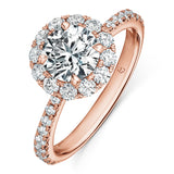 UU2641 Vela Halo Ring with Diamond Band