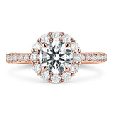 UU2641 Vela Halo Ring with Diamond Band