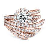 UU2641 Vela Halo Ring with Diamond Band