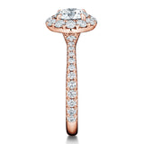 UU2641 Vela Halo Ring with Diamond Band
