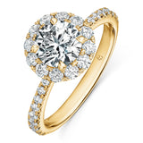 UU2641 Vela Halo Ring with Diamond Band