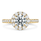 UU2641 Vela Halo Ring with Diamond Band