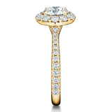 UU2641 Vela Halo Ring with Diamond Band