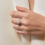 UU2641 Vela Halo Ring with Diamond Band