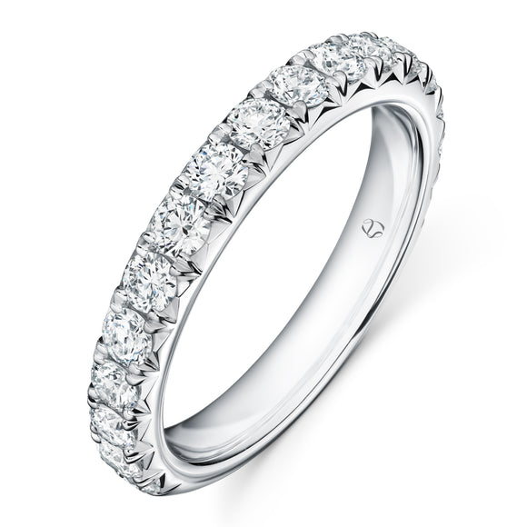 UU2642 Vela French Cut Pavé Band