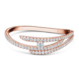 UU2780 Vela Triple Row Pavé Bangle