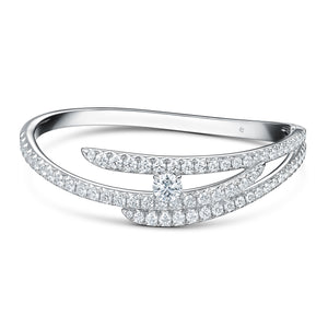 UU2780 Vela Triple Row Pavé Bangle