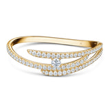UU2780 Vela Triple Row Pavé Bangle