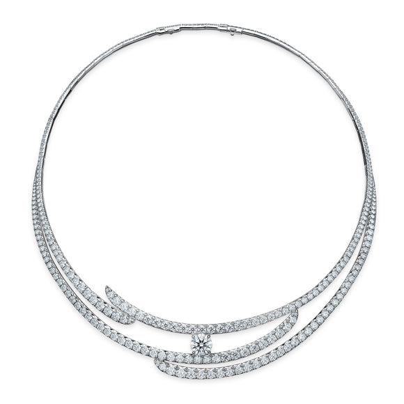 UU2781 Vela French Cut Pavé Collar