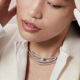 UU2781 Vela French Cut Pavé Collar