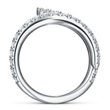 UU2782 Vela Double Row Pavé Ring