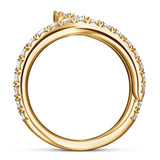 UU2782 Vela Double Row Pavé Ring