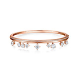 UU2792 Barre Floating Diamond Pavé Bangle