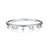 UU2792 Barre Floating Diamond Pavé Bangle