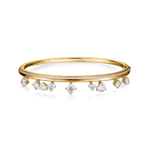UU2792 Barre Floating Diamond Pavé Bangle