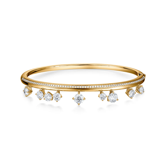 UU2792 Barre Floating Diamond Pavé Bangle