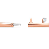 UU2834 Barre Floating Diamond Bangle