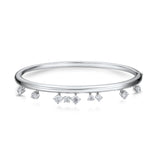 UU2834 Barre Floating Diamond Bangle