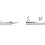 UU2834 Barre Floating Diamond Bangle