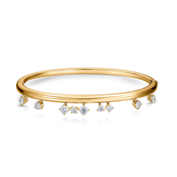 UU2834 Barre Floating Diamond Bangle