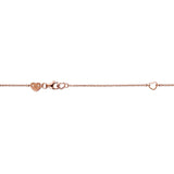 UU2841 Barre Floating Single Diamond Pavé Necklace