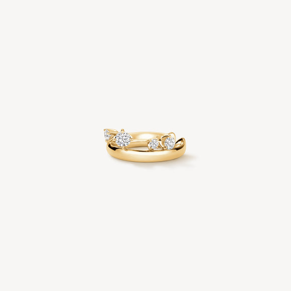 UU2875 Barre Floating Diamond Ear Cuff