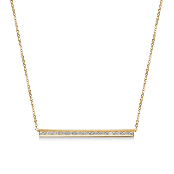 UU2877 Barre Pavé Necklace