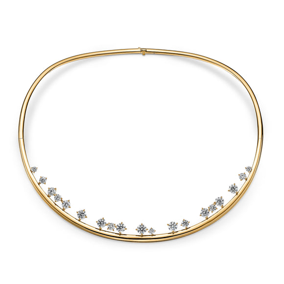 UU2880 Barre Floating Diamond Choker