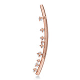 UU2899 Barre Floating Diamond Brooch