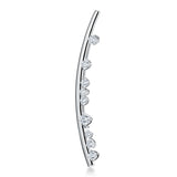 UU2899 Barre Floating Diamond Brooch