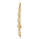 UU2899 Barre Floating Diamond Brooch
