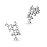 UU2900 Barre Multi-Row Climber Earrings