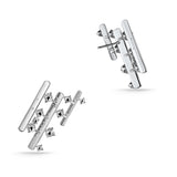 UU2900 Barre Multi-Row Climber Earrings