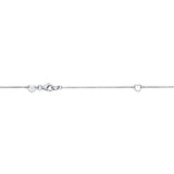 UU2920  VELA French Cut Pavé Diamond Floating Pendant Necklace