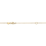 UU2920  VELA French Cut Pavé Diamond Floating Pendant Necklace