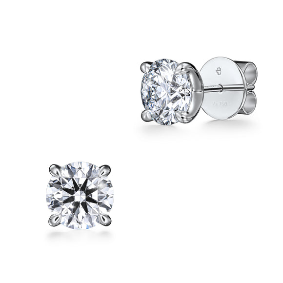 UU2925  VELA Solitaire Stud Earrings