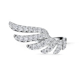 UU2964 VELA French Cut Pavé Diamond Wrap Ring