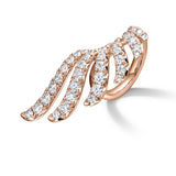 UU2964 VELA French Cut Pavé Diamond Wrap Ring