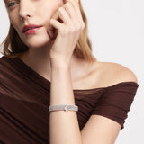 UU2966 VELA French Cut Pavé Diamond Bangle