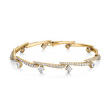 UU2977 VELA Crossover Pavé Diamond Bracelet