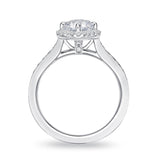 QRHA*05_00 Halo Diamond Engagement Semi-Mount Ring