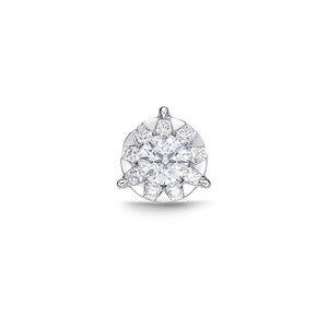 FXBQ126_00 Diamond Bouquets Studs Single Earring