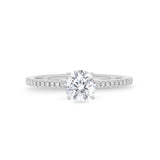 QRCS*13_00 Classics Diamond Engagement Semi-Mount Ring