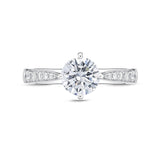 QRCS*40_00 Classics Diamond Engagement Semi-Mount Ring